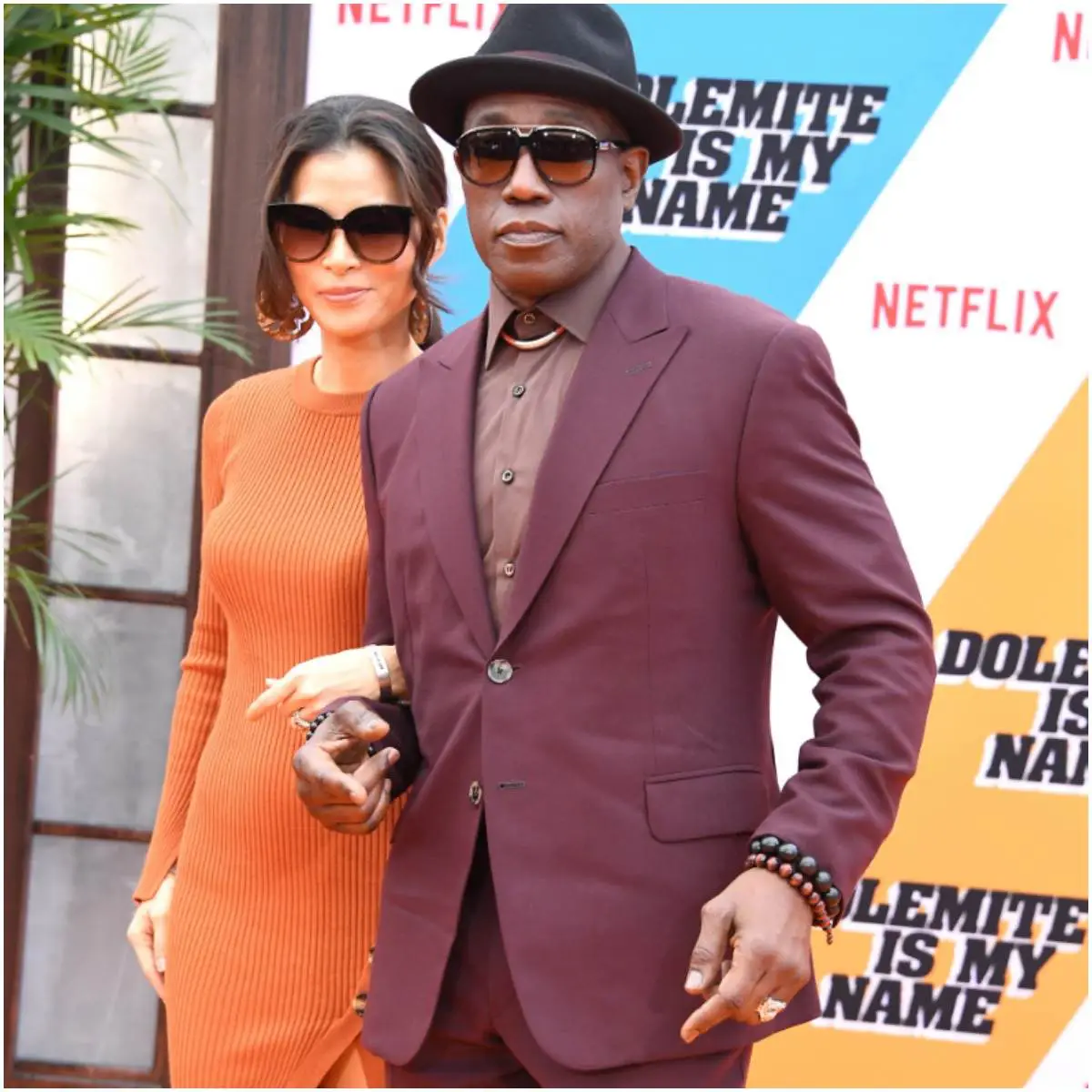 Wesley Snipes and his wife Nakyung Park