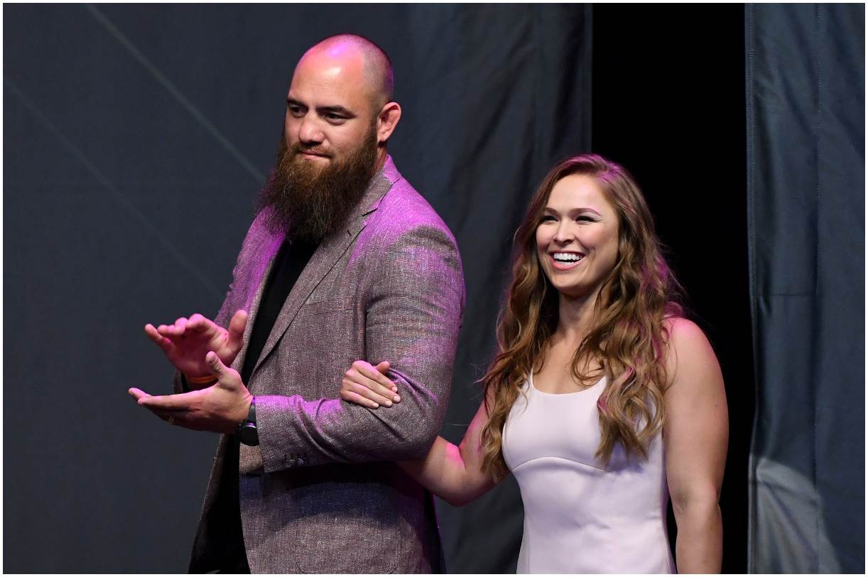 Travis Browne and his wife Ronda Rousey