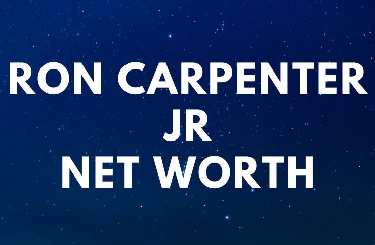 Ron Carpenter Jr - Net Worth, Bio, Wife, Quotes, Book age