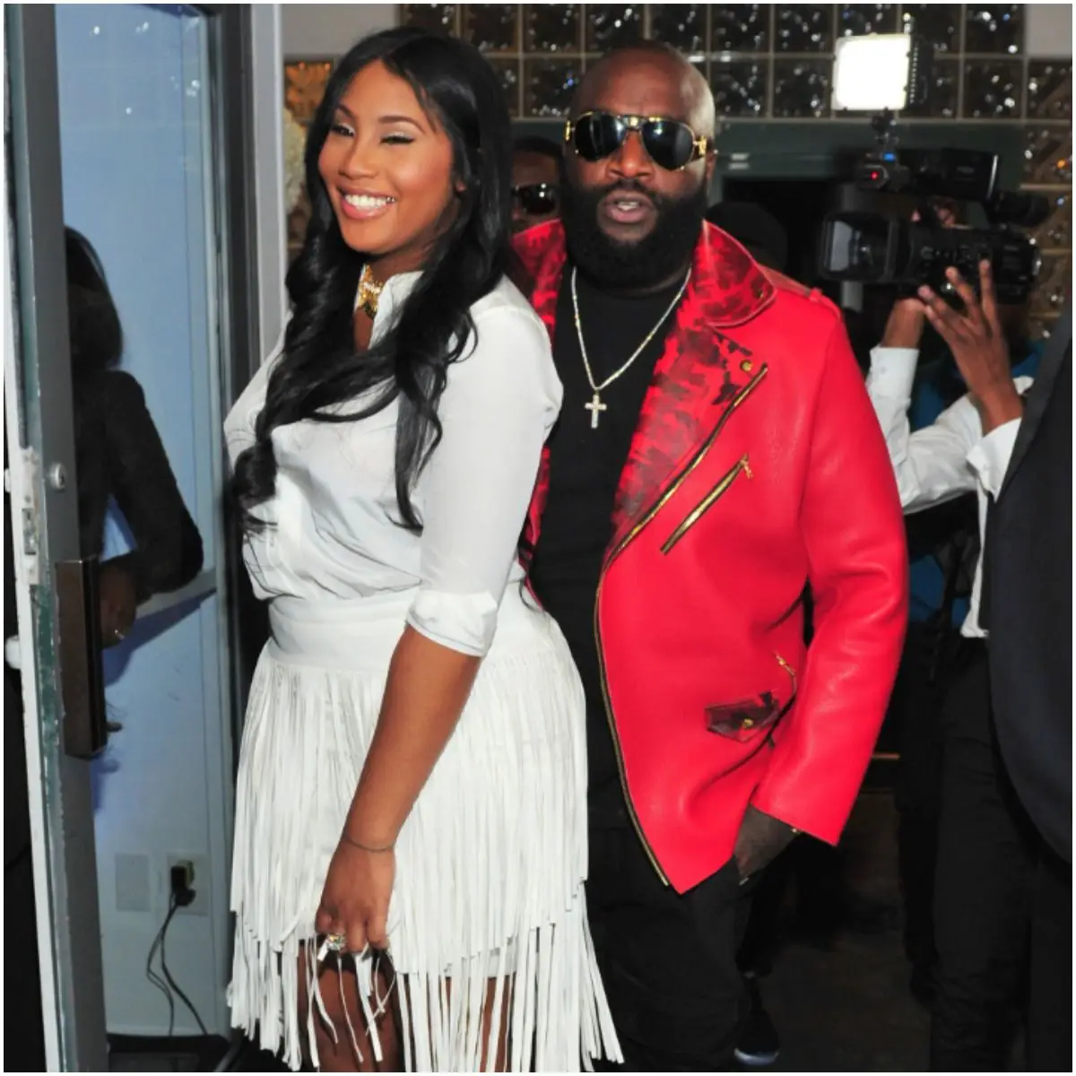 Ming Lee with her boyfriend Rick Ross