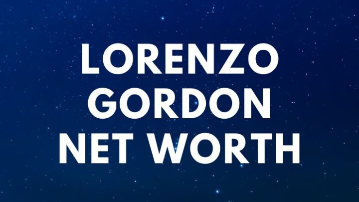 Lorenzo Gordon - Net Worth, Salary, Wife, Affair, Biography age