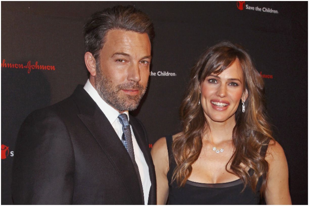 Ben Affleck with his wife Jennifer Garner