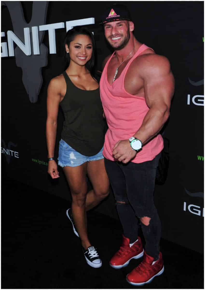 Joey Swoll and girlfriend Crystal Reneau