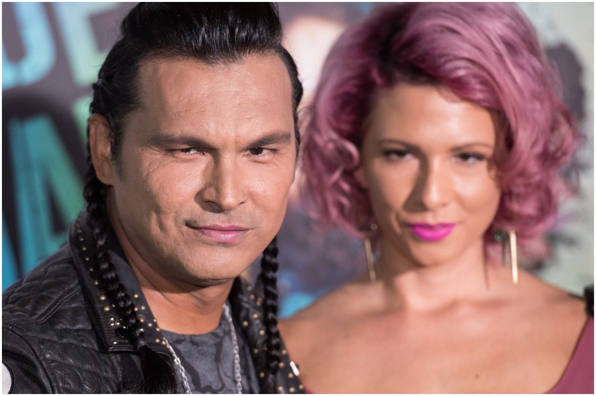 Adam Beach and his wife Summer Tiger