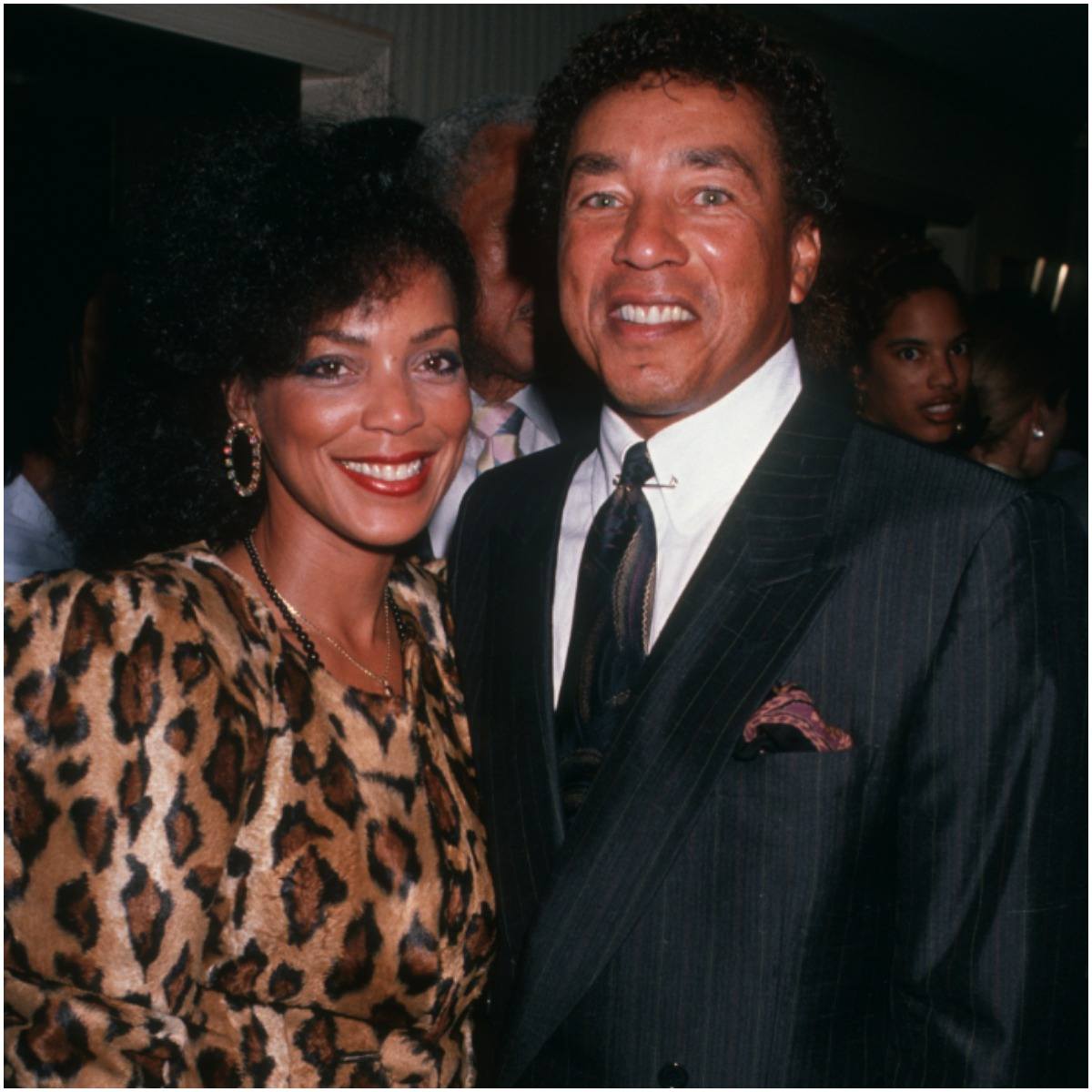 Claudette Rogers Robinson y su ex marido Smokey Robinson