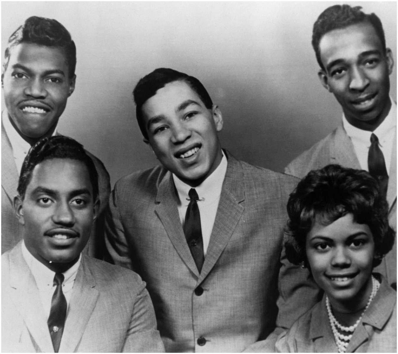 Claudette Rogers Robinson with the Miracles