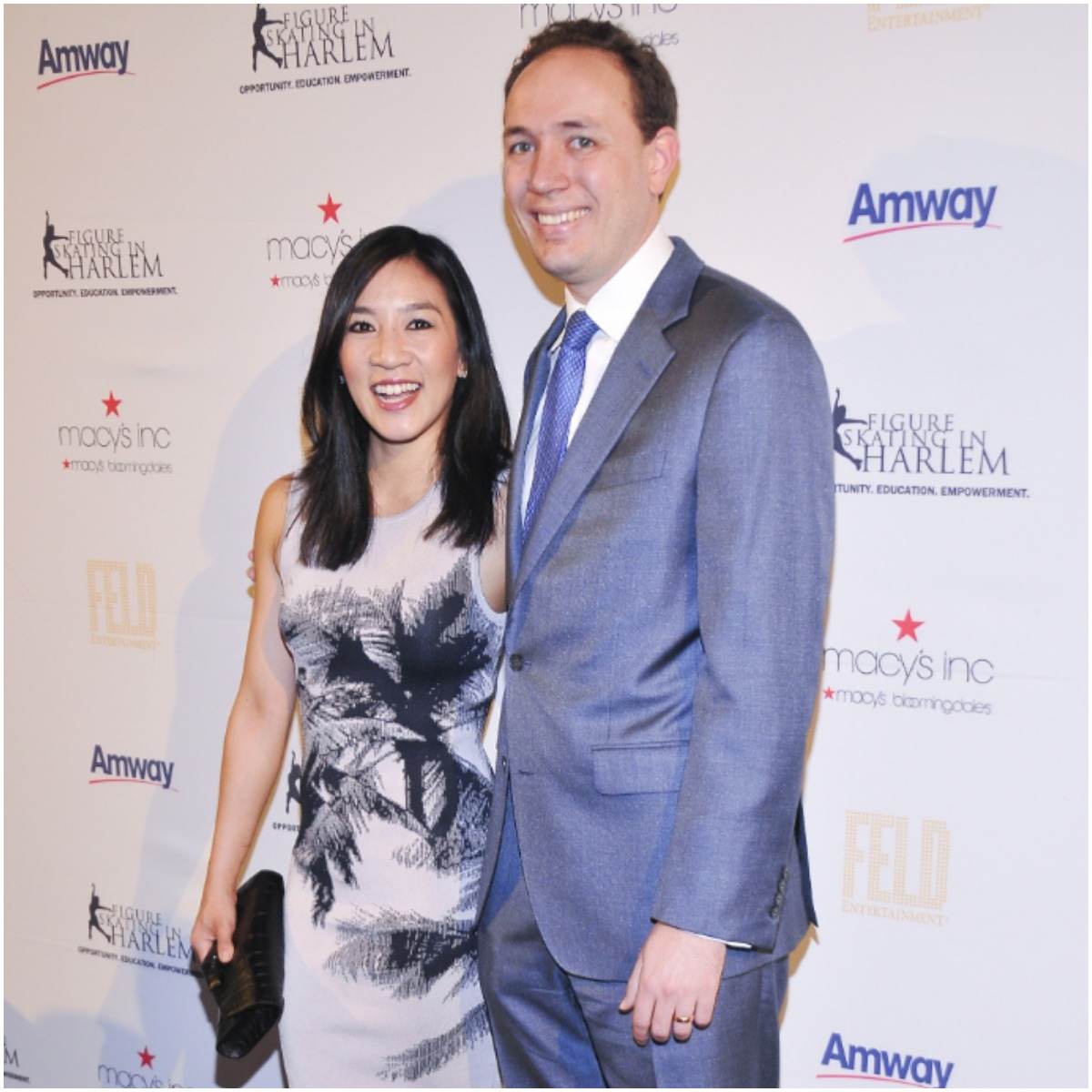 Clay Pell and his wife Michelle Kwan