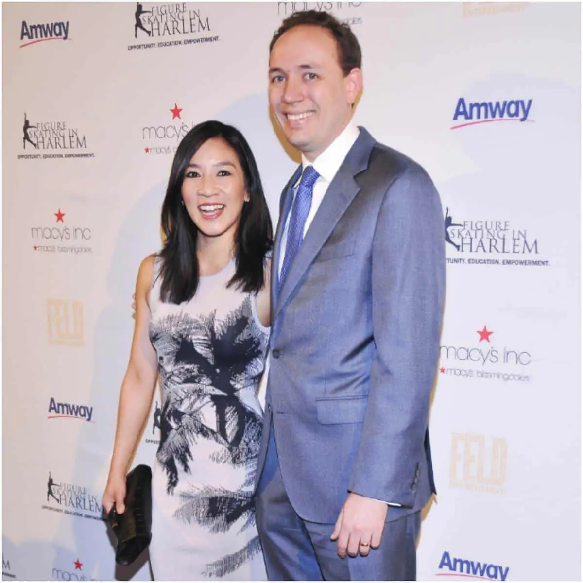 Michelle Kwan and her husband Clay Pell