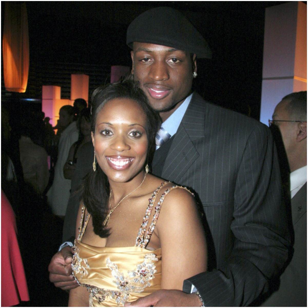 Siohvaughn Funches and her husband Dwyane Wade