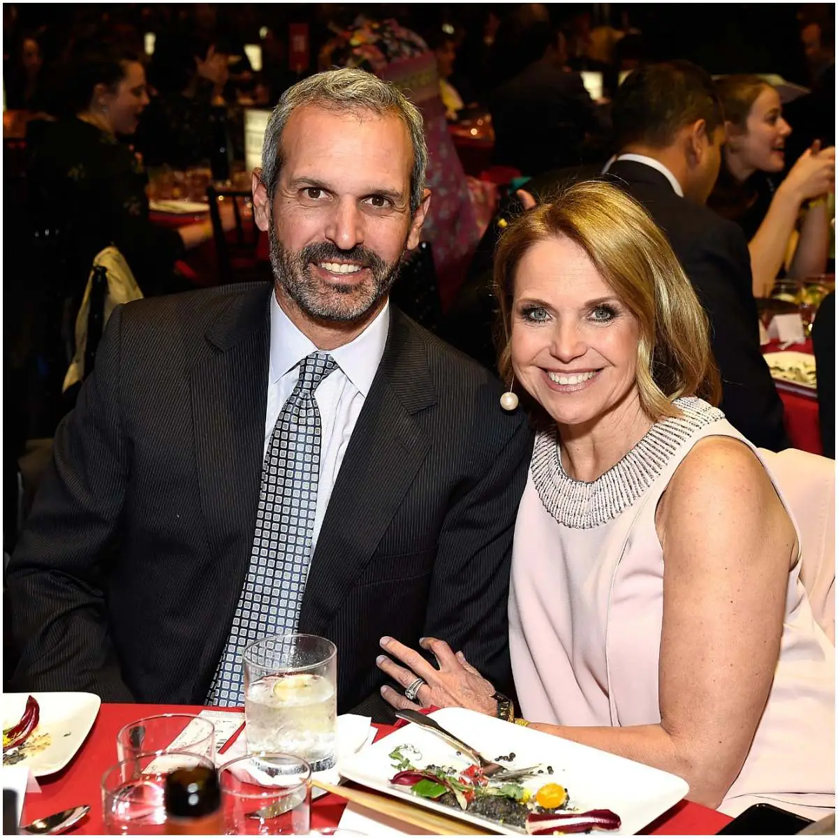 Katie Couric and her husband John Molner
