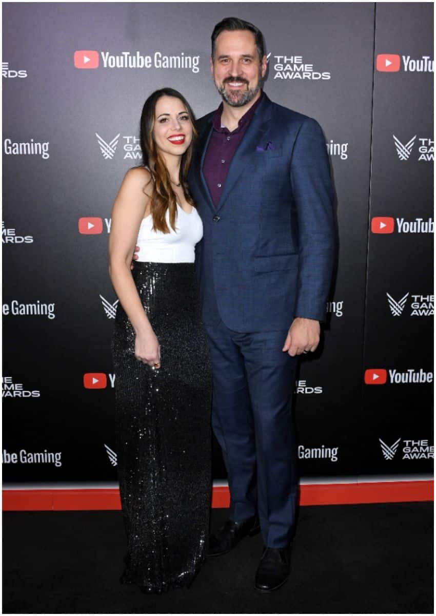 Laura Bailey and her husband