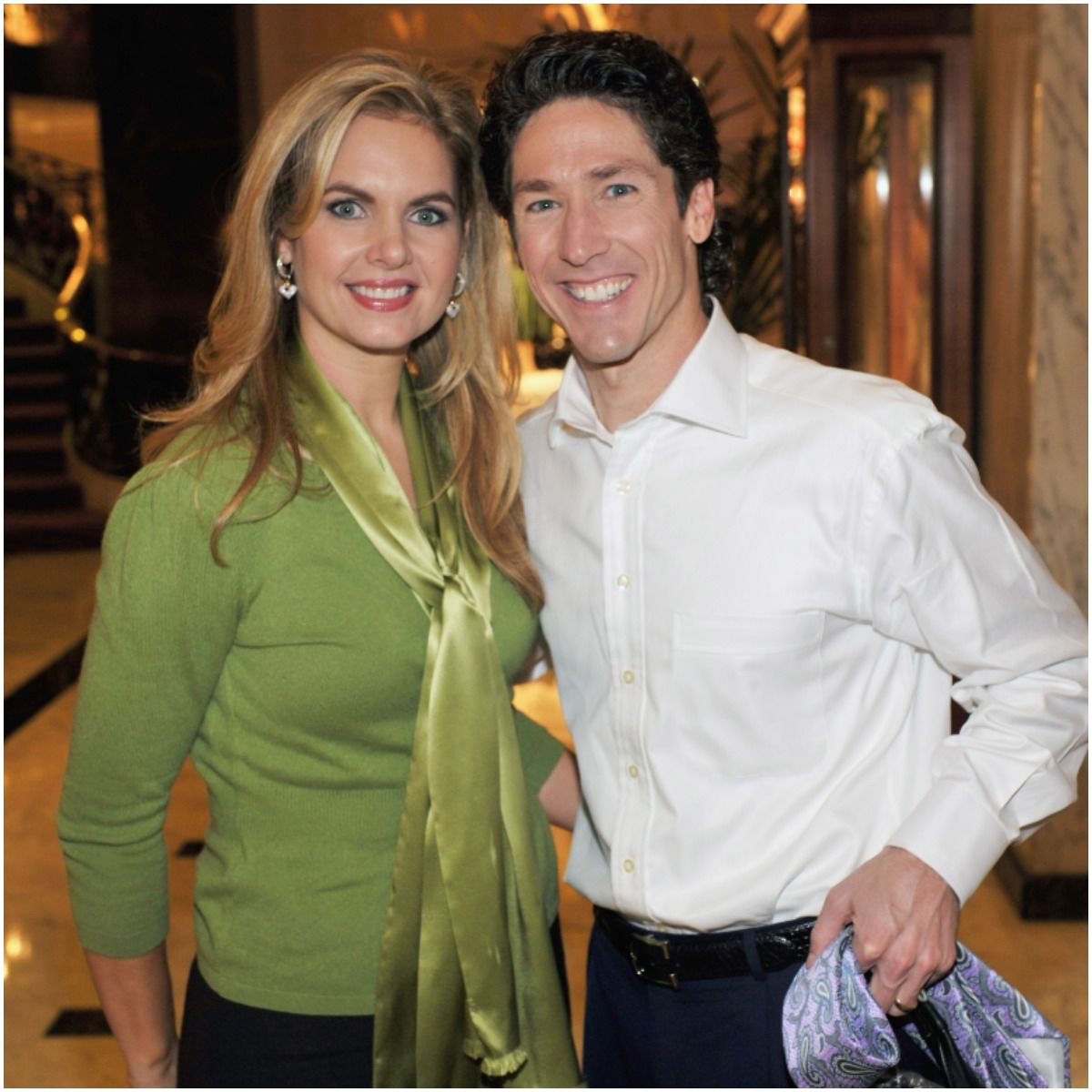 Victoria Osteen with her husband Joel Osteen