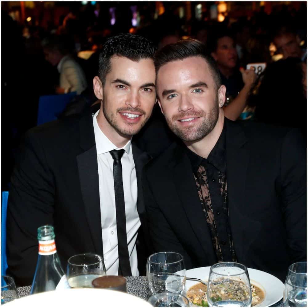 Brian Justin Crum and boyfriend Blake Peyrot