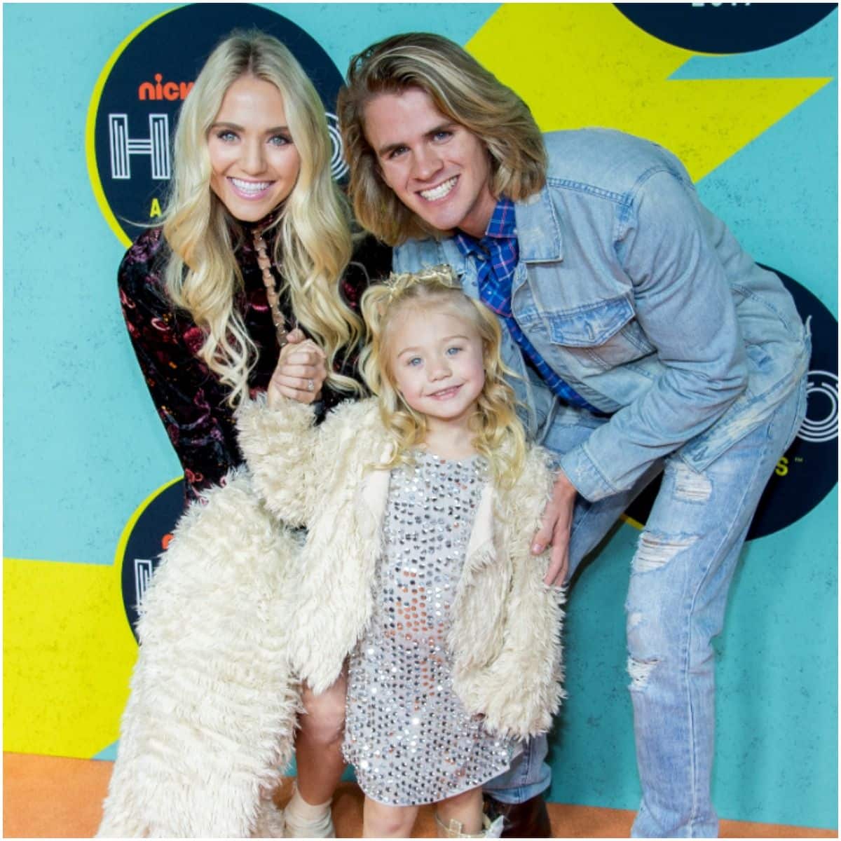 Cole LaBrant with Savannah Soutas and daughter Everleigh