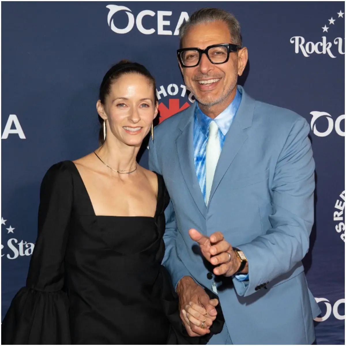 Jeff Goldblum and wife Emilie Livingston