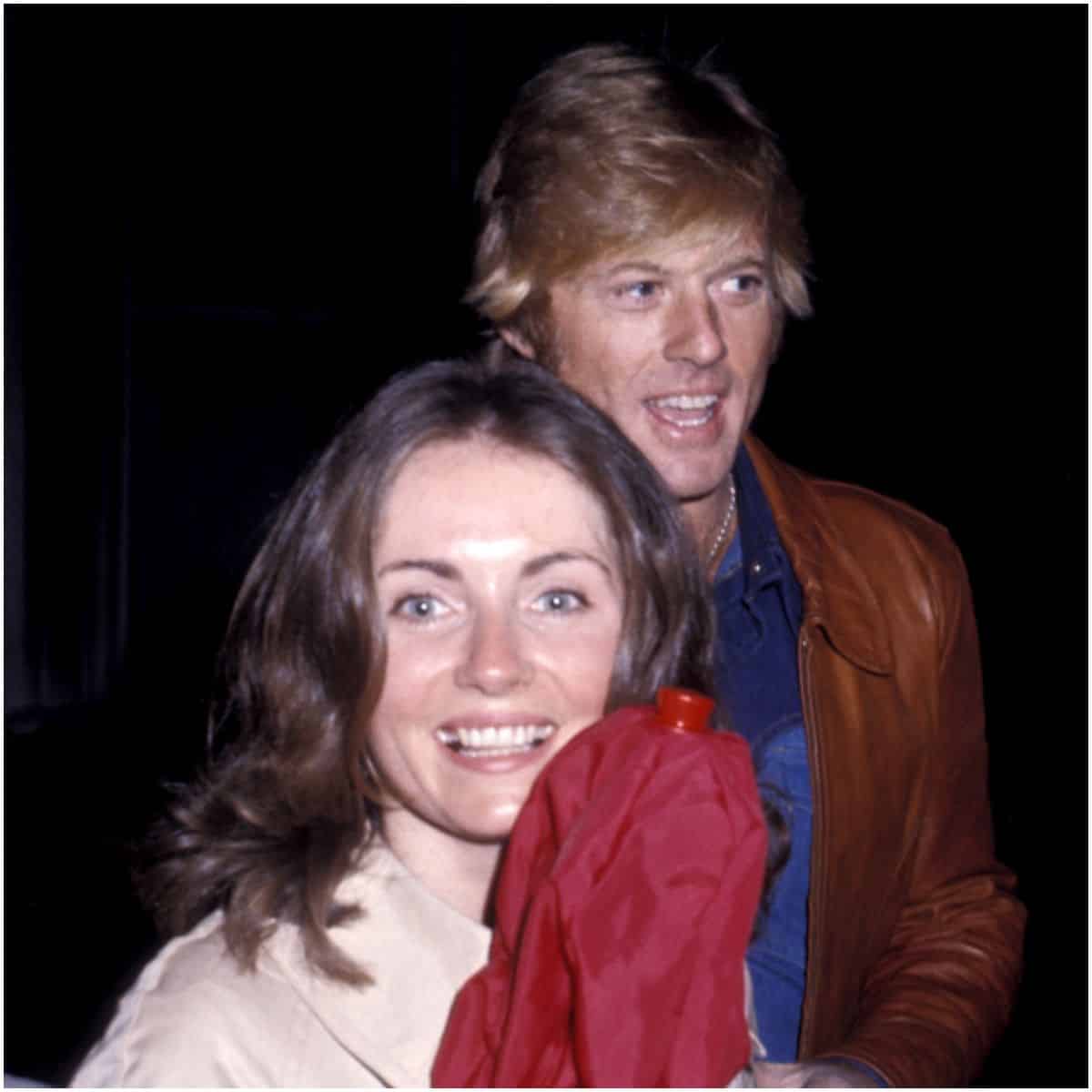 Lola Van Wagenen and husband Robert Redford