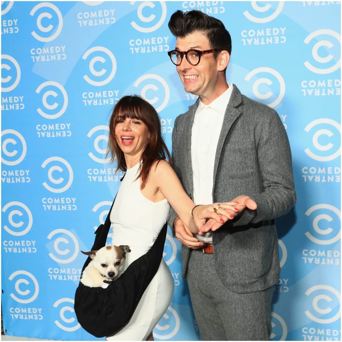 Moshe Kasher and wife Natasha Leggero