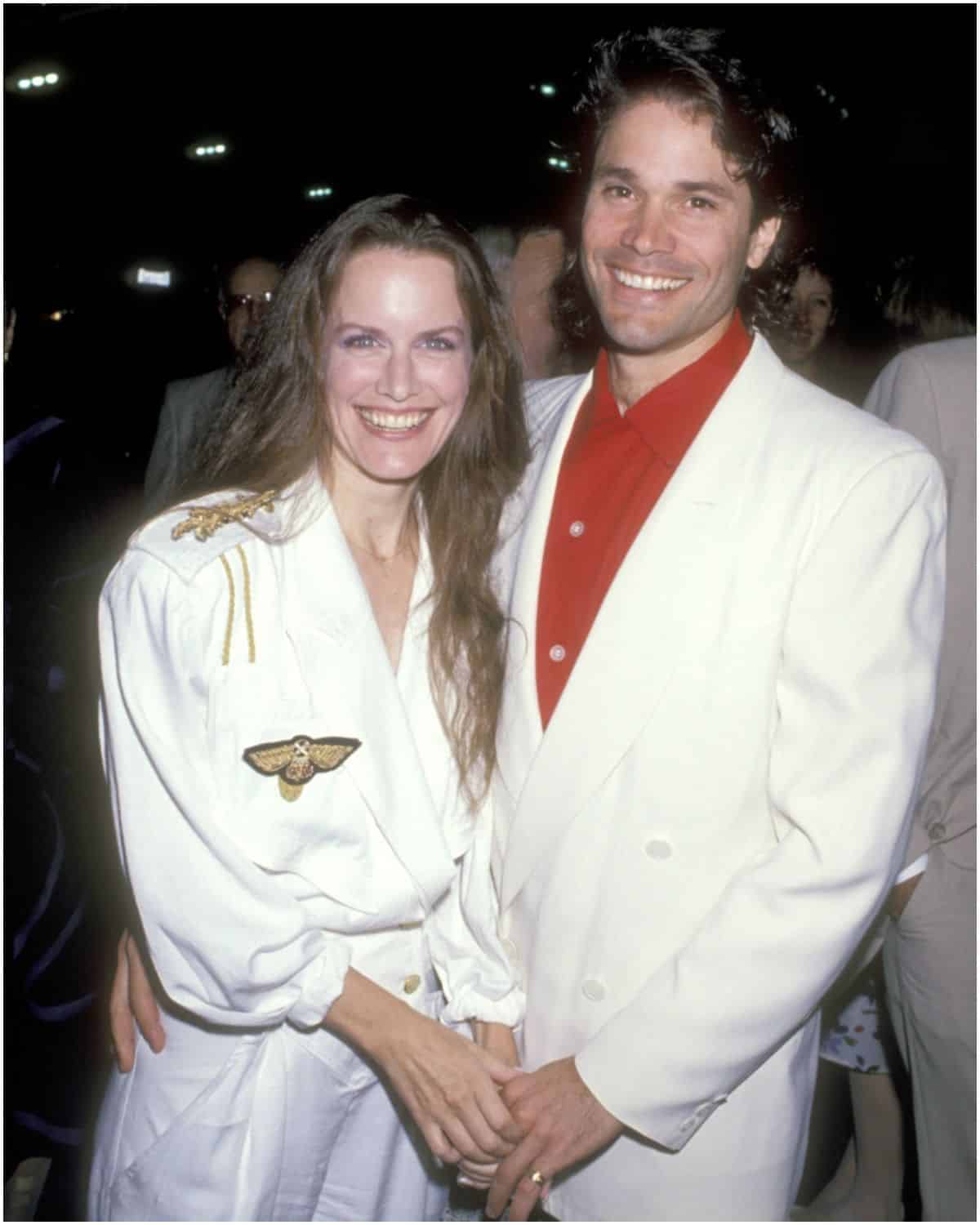 Peter Reckell with wife Dale Kristien