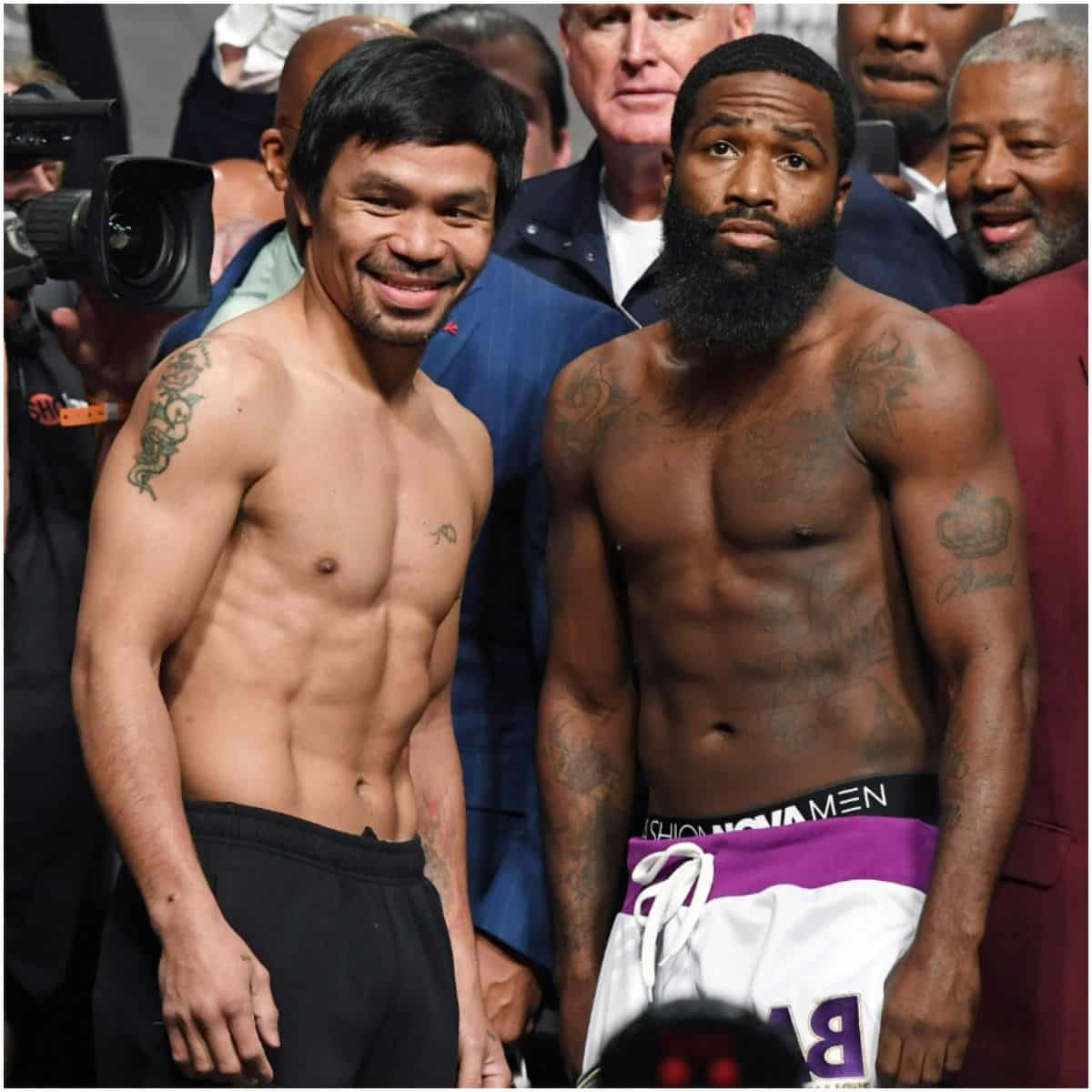 Adrien Broner and Manny Pacquiao fight