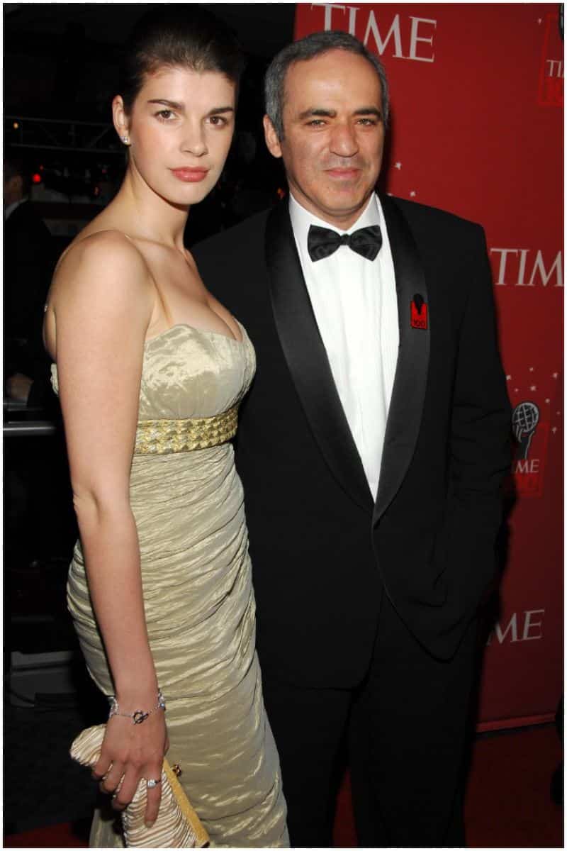 Garry Kasparov and wife Daria Tarasova