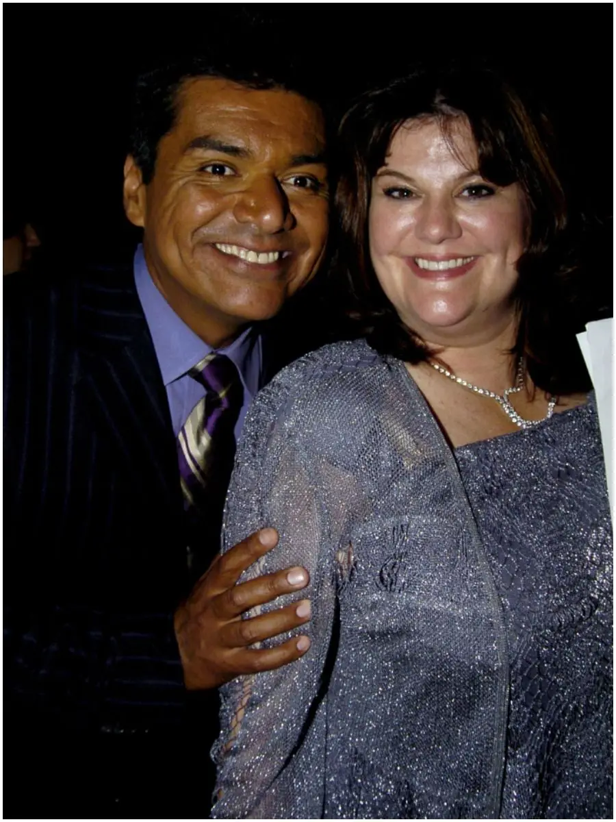 George Lopez with his wife Ann Serrano Lopez