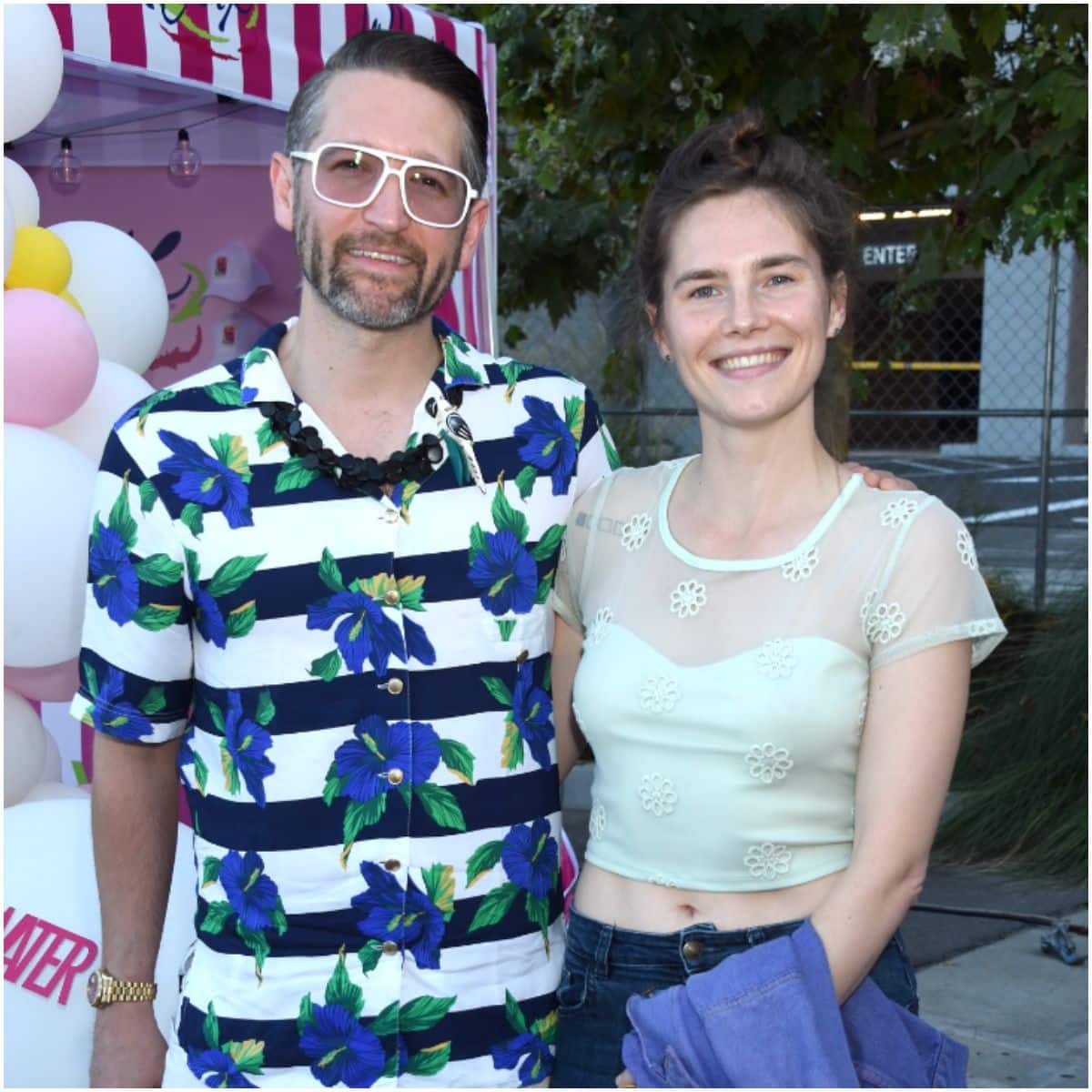 Amanda Knox and husband Christopher Robinson