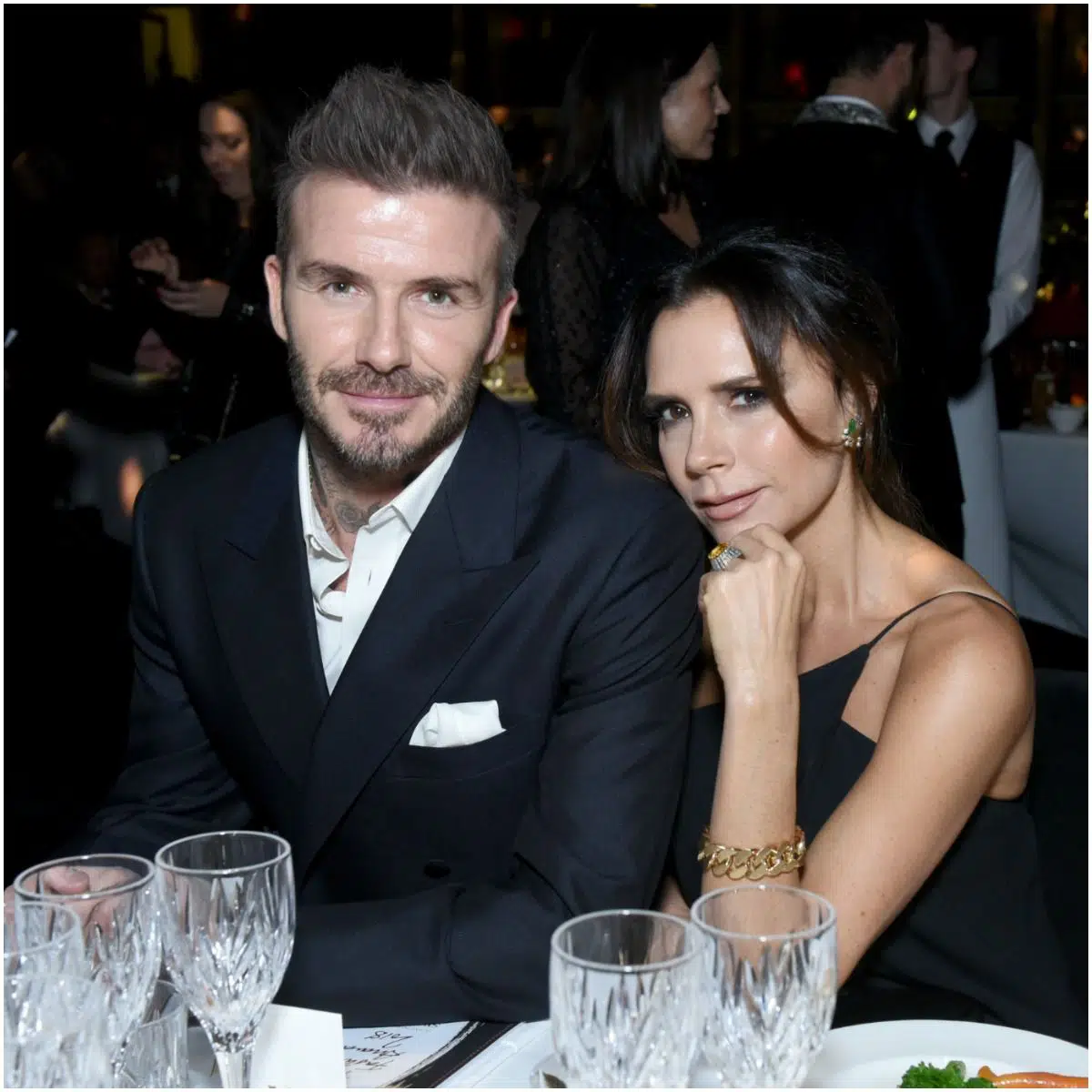 David Beckham and wife Victoria