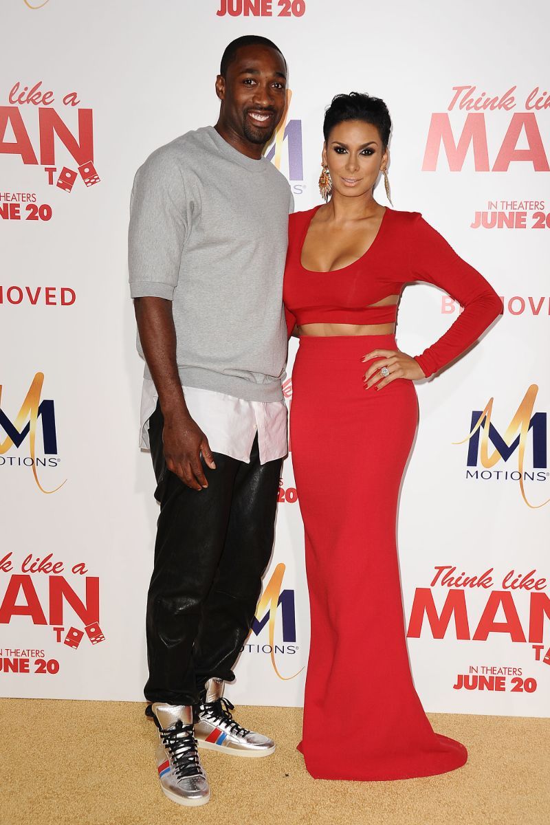 Gilbert Arenas and girlfriend Laura Govan