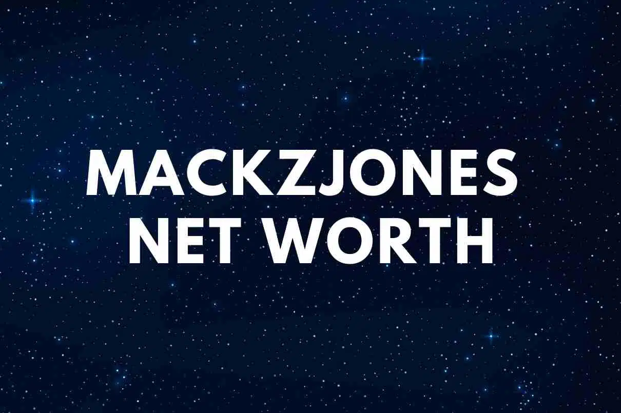 Mackzjones net worth