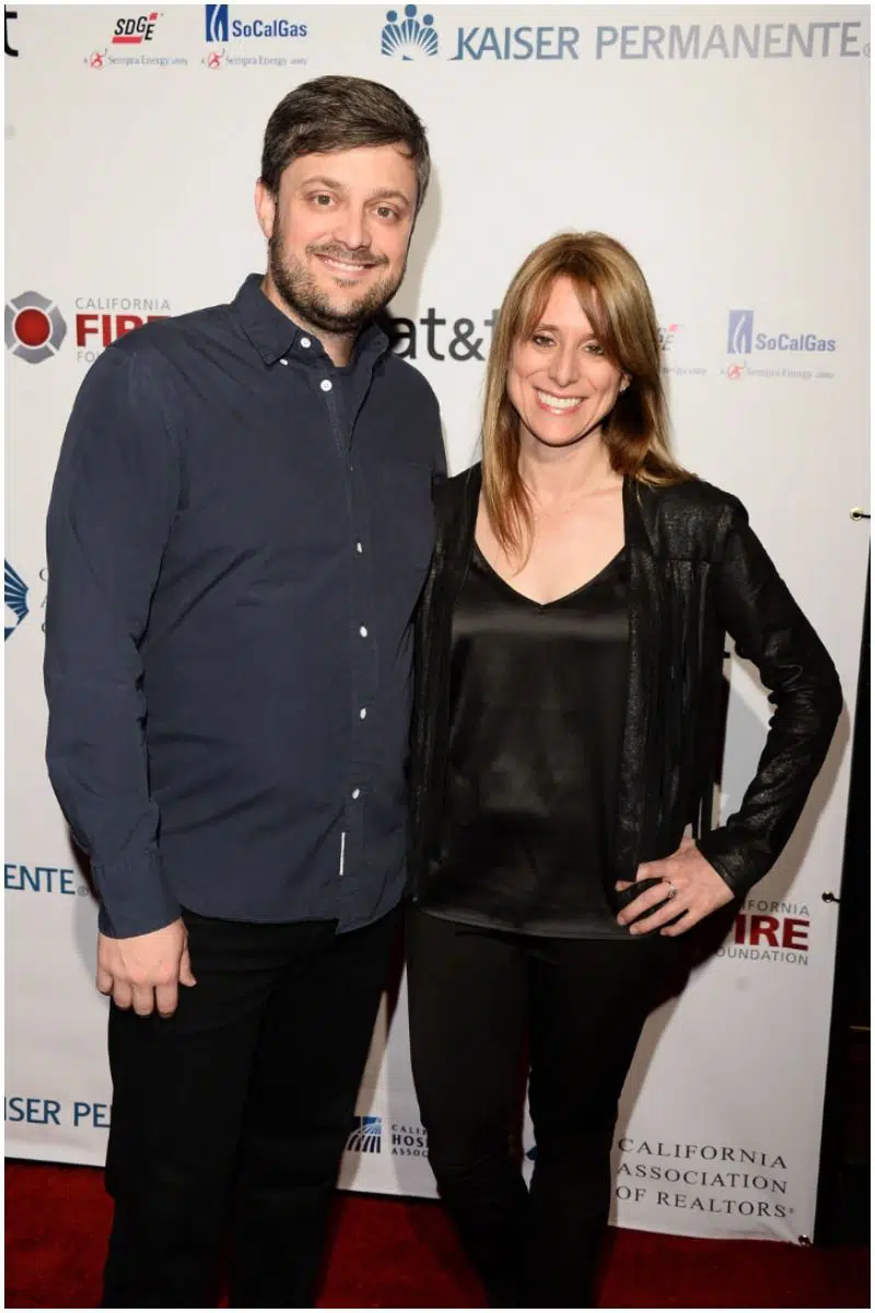 Nate Bargatze with his wife Laura