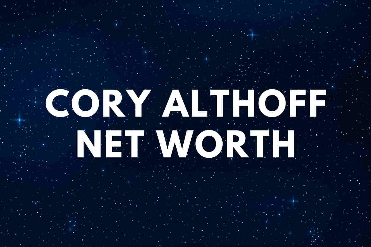 Cory Althoff net worth