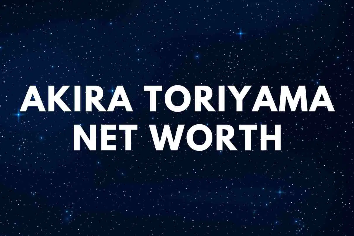 Akira Toriyama net worth