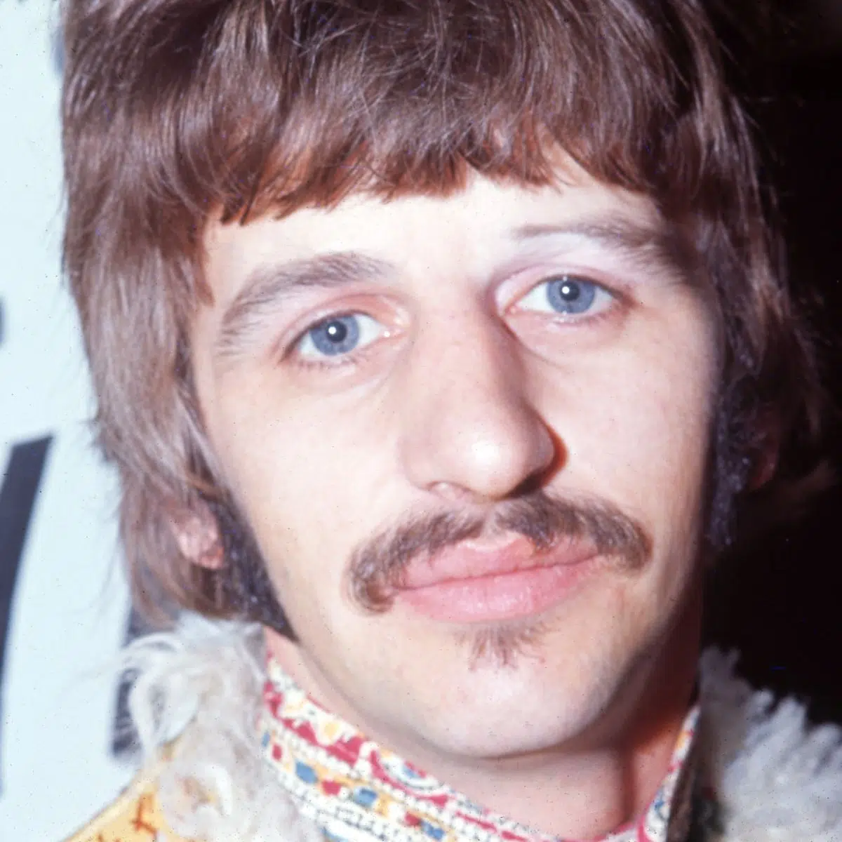 What happened to Ringo Starr's left eyebrow