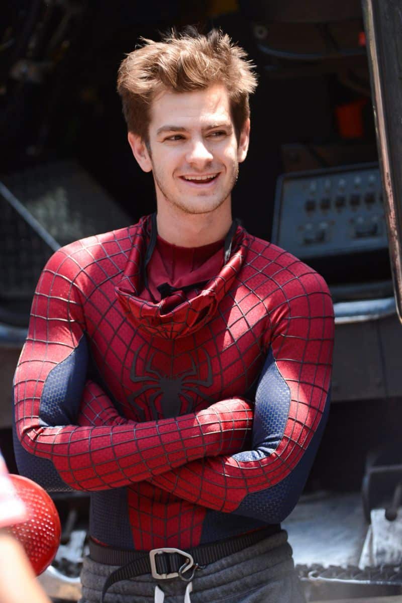 Andrew Garfield age while filming spider man