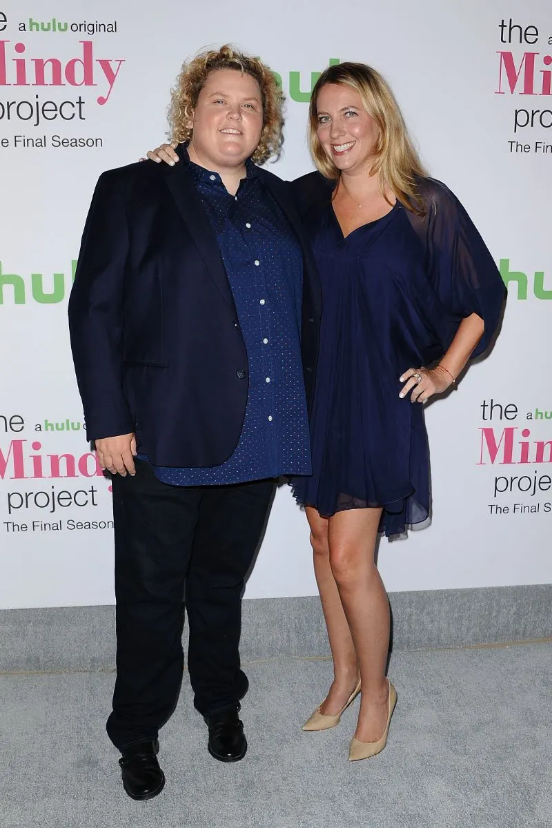 Fortune Feimster and wife