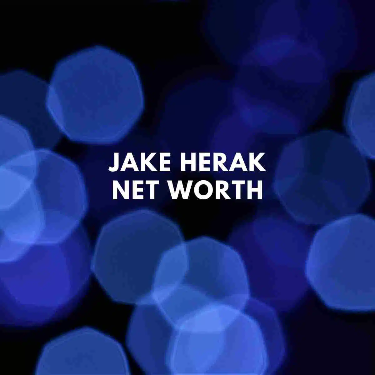 Jake Herak net worth