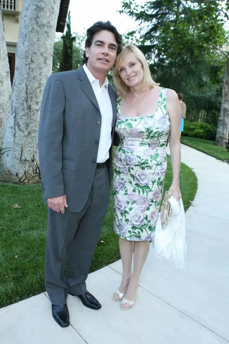 Paula Harwood and husband Peter Gallagher