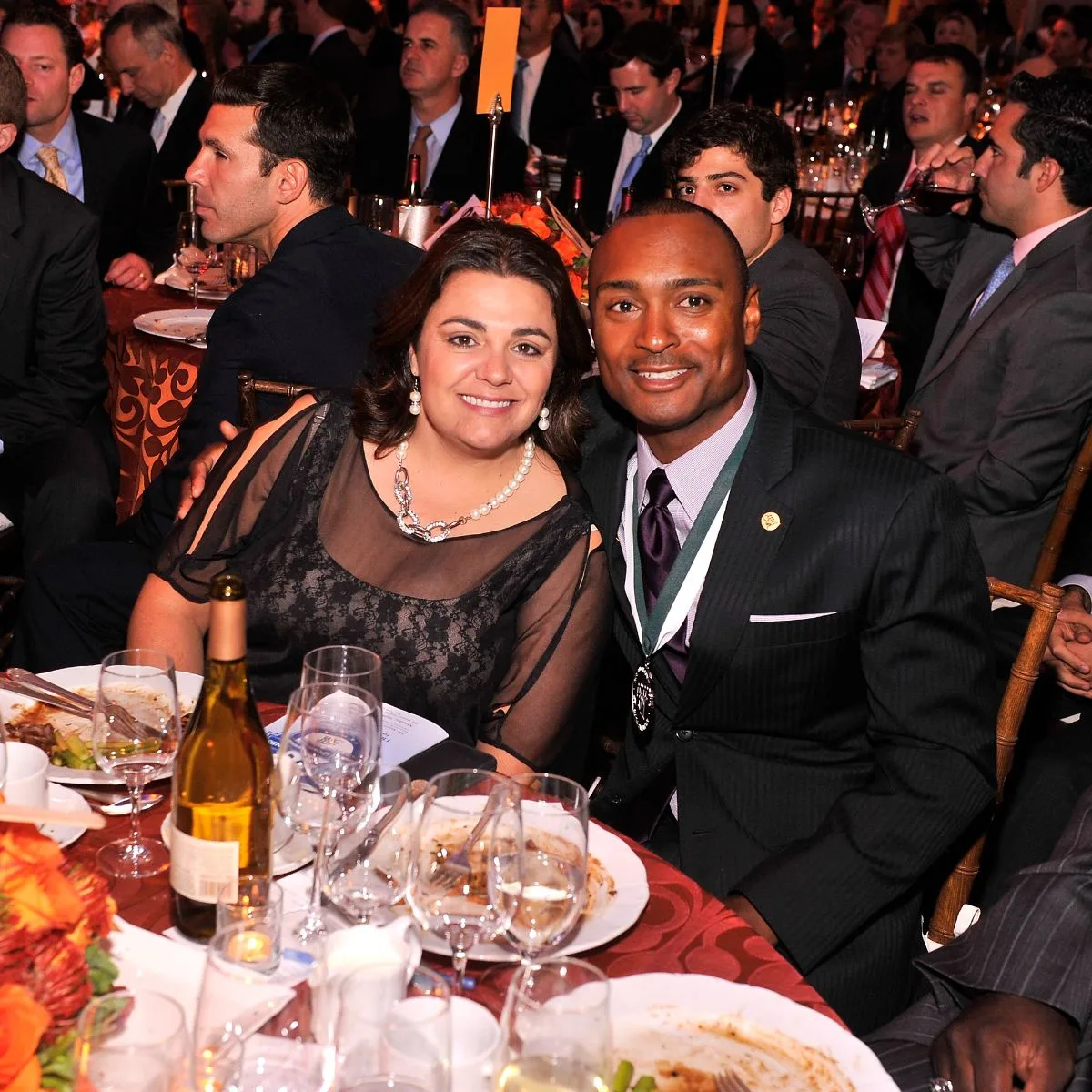 Antron Brown with his wife Billie Jo Brown