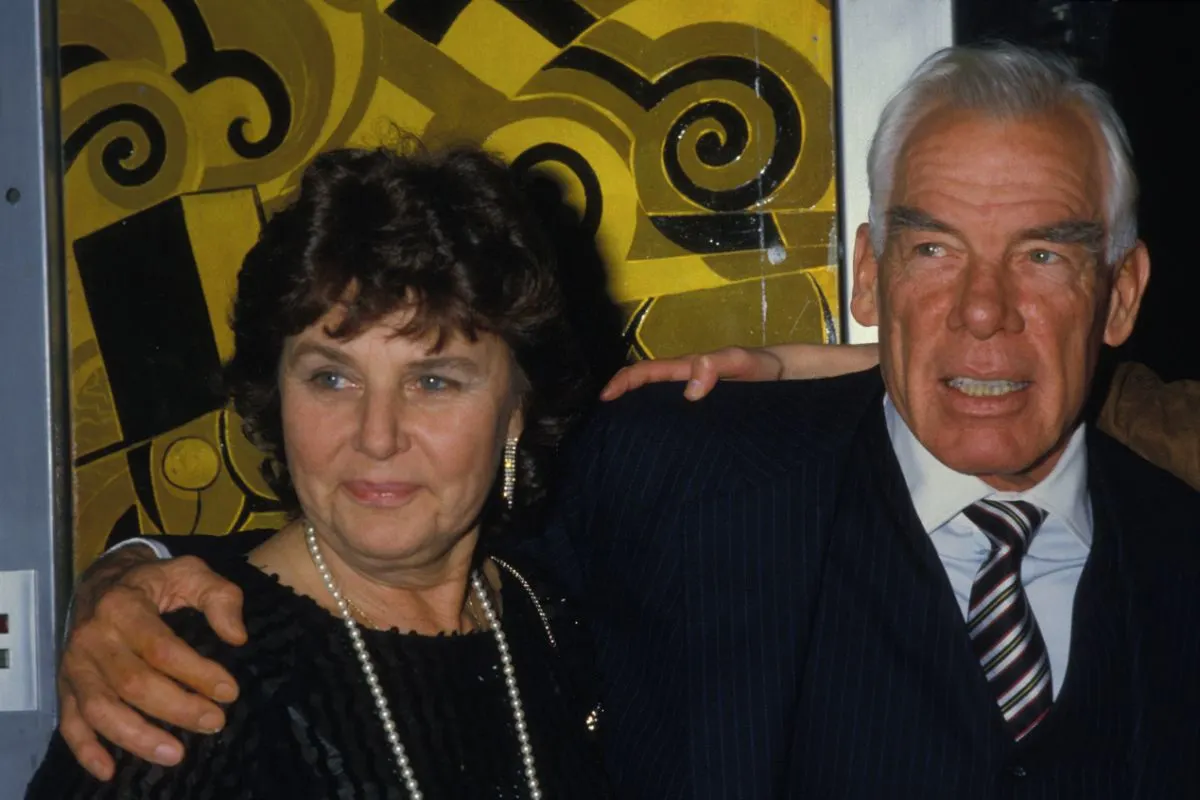 Lee Marvin and second wife -- Pamela Feeley