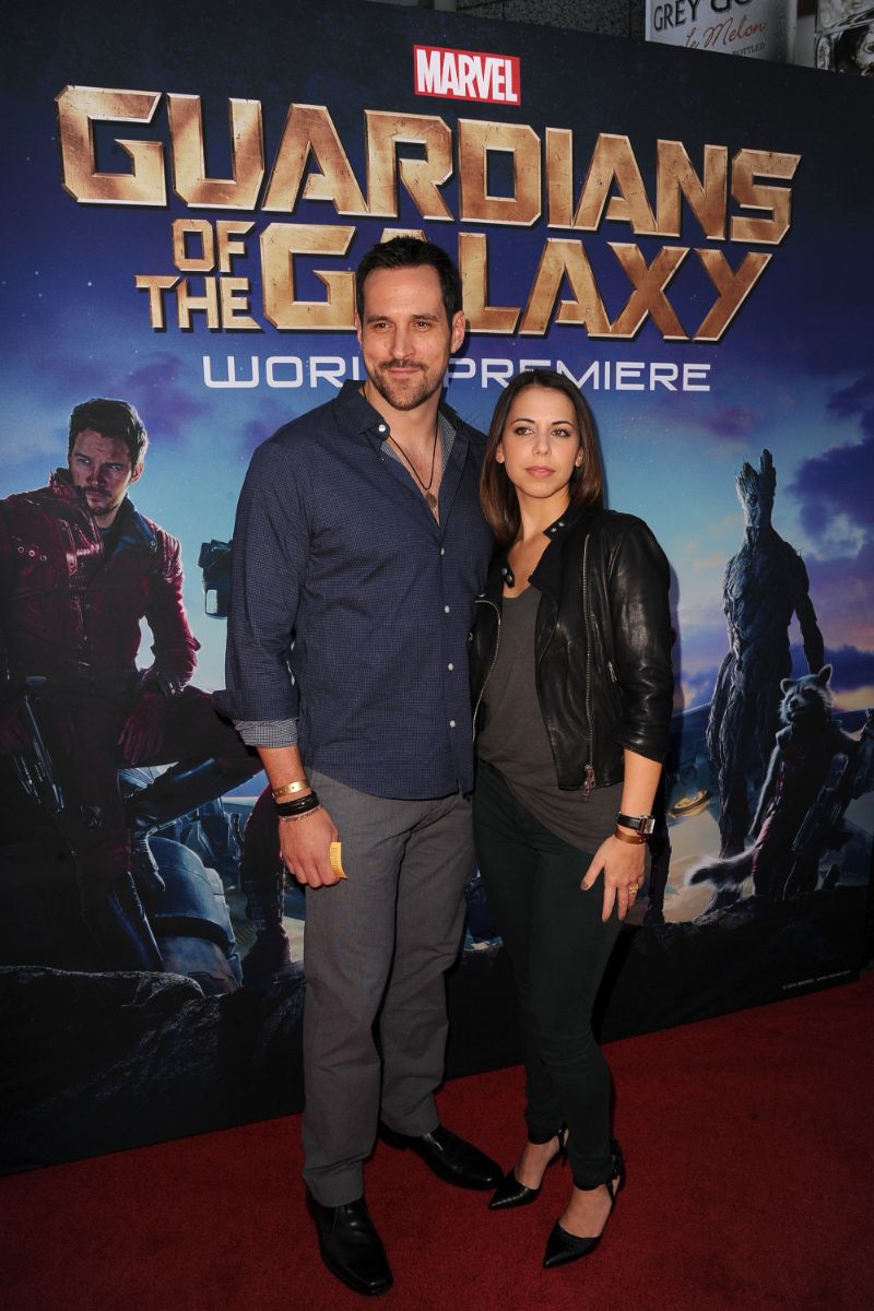 Laura Bailey and her husband