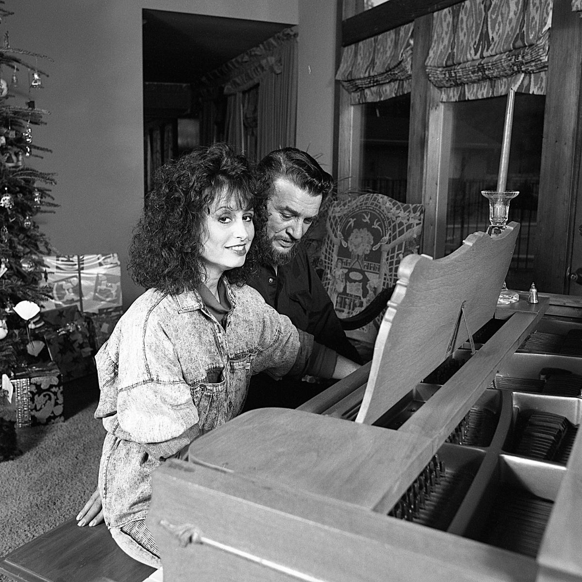 Waylon Jennings and second wife Jessi Colter