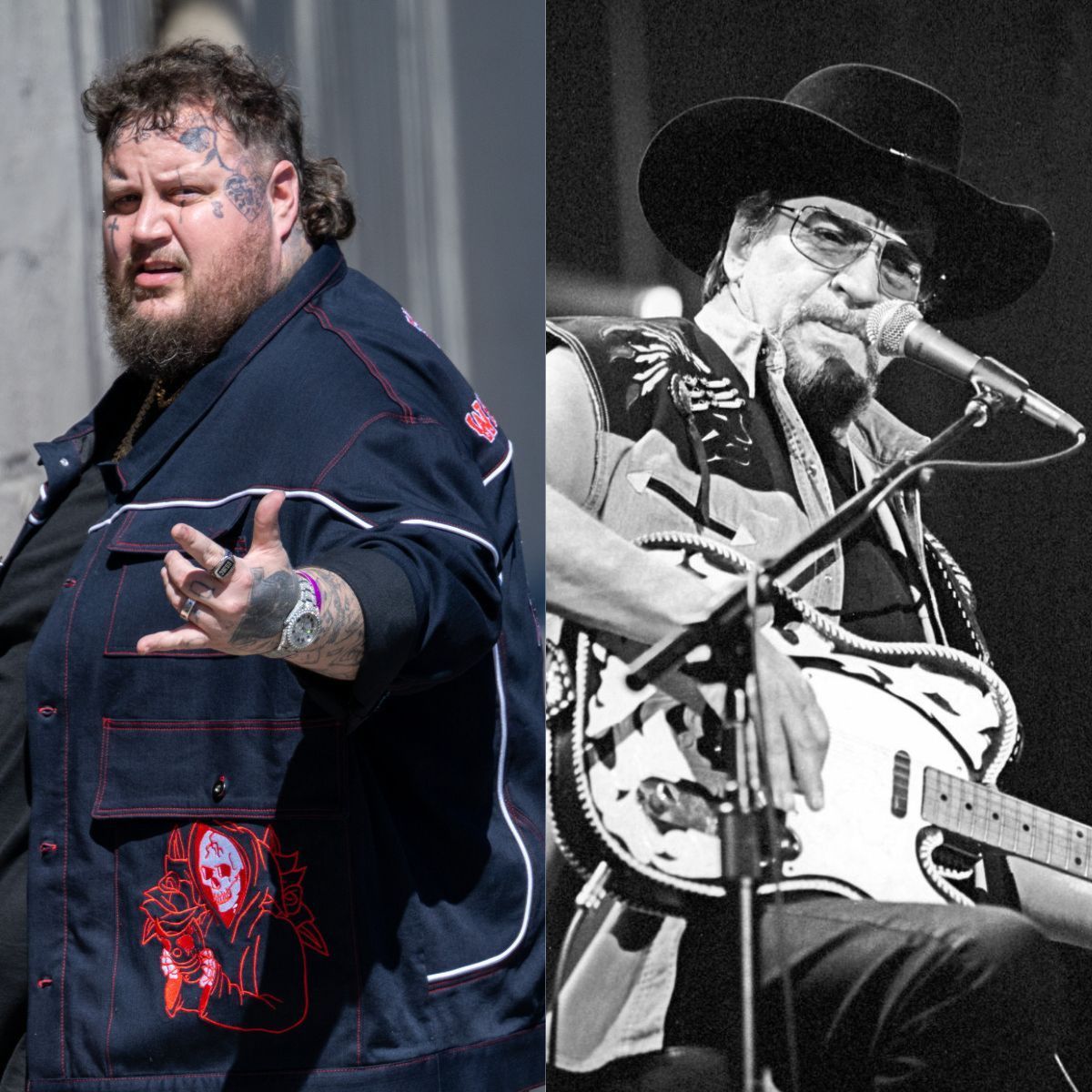 how is jelly roll related to waylon jennings