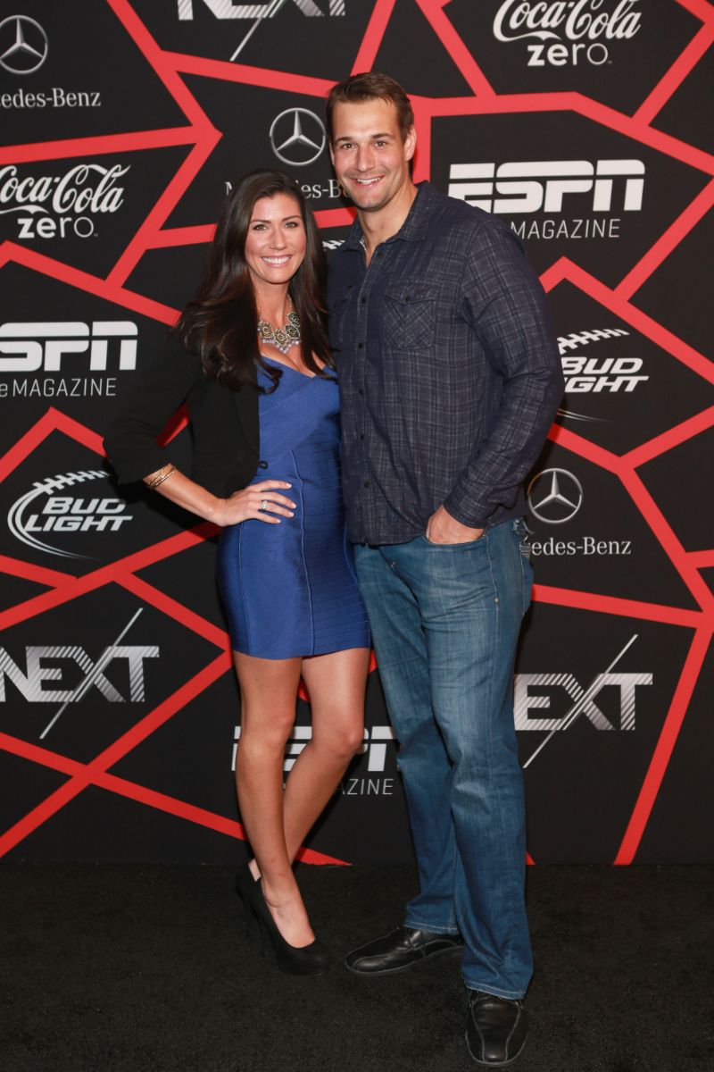 Dan Gronkowski and wife Brittany M. Blujus