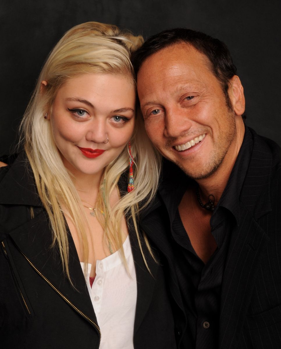 Rob Schneider and his daughter