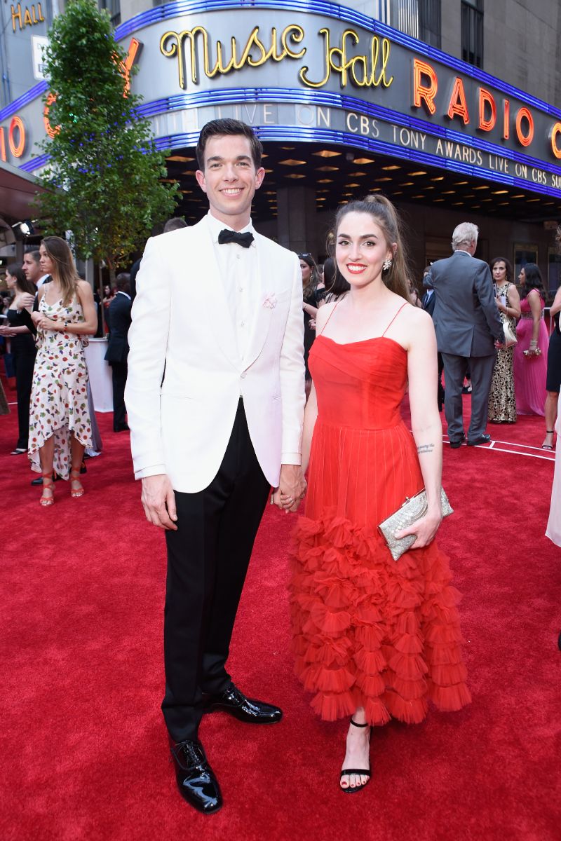 John Mulaney with his wife Annamarie Tendler