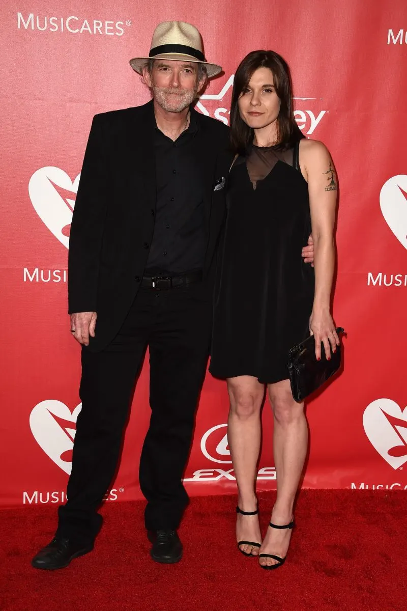 Benmont Tench with his wife Alice Carbone Tench