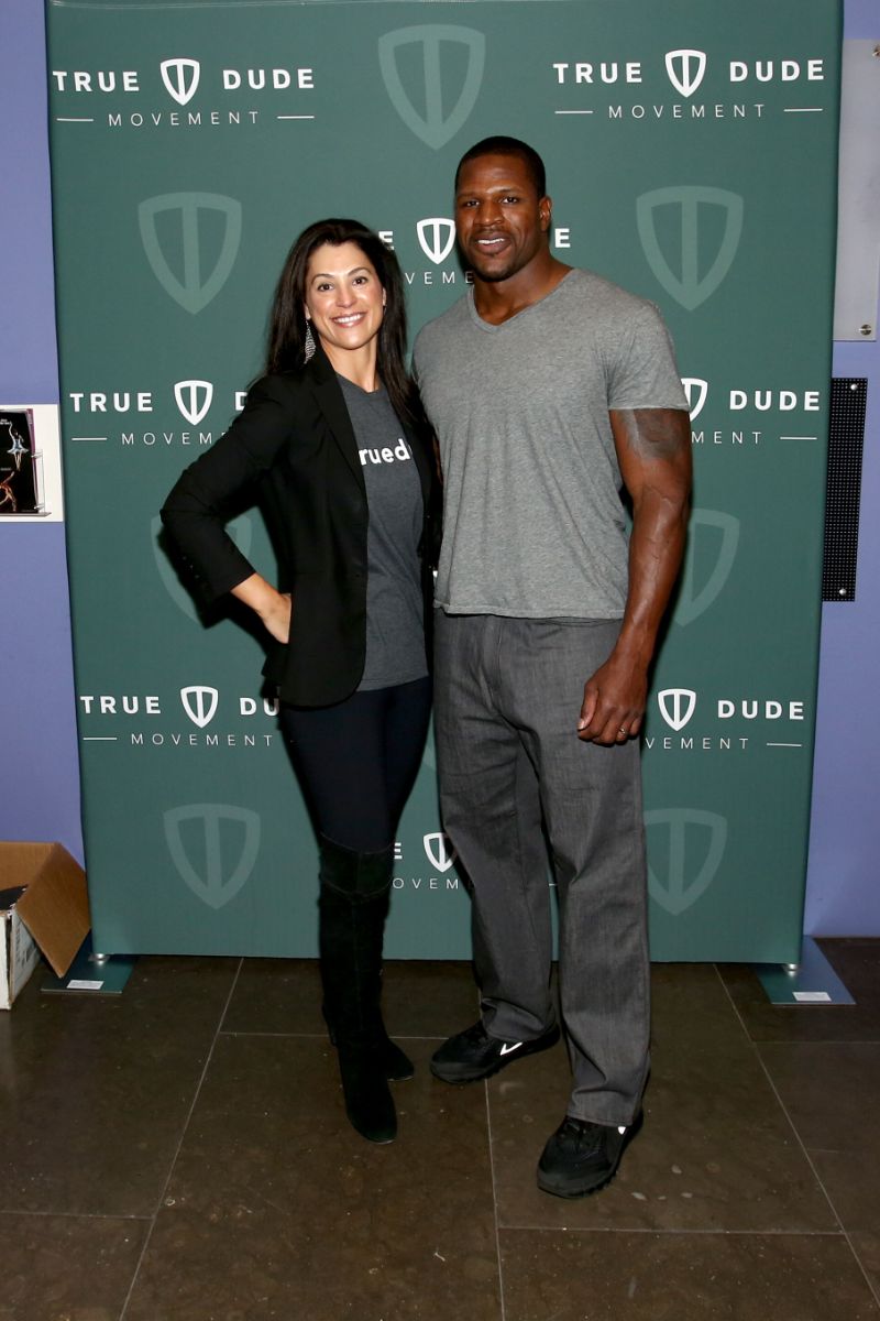 Kamerion Wimbley and his wife