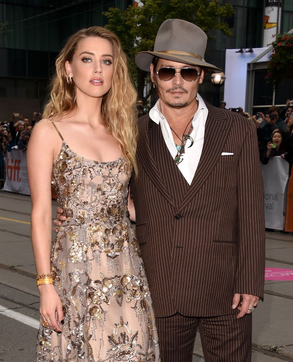 Amber Heard and husband Johnny depp