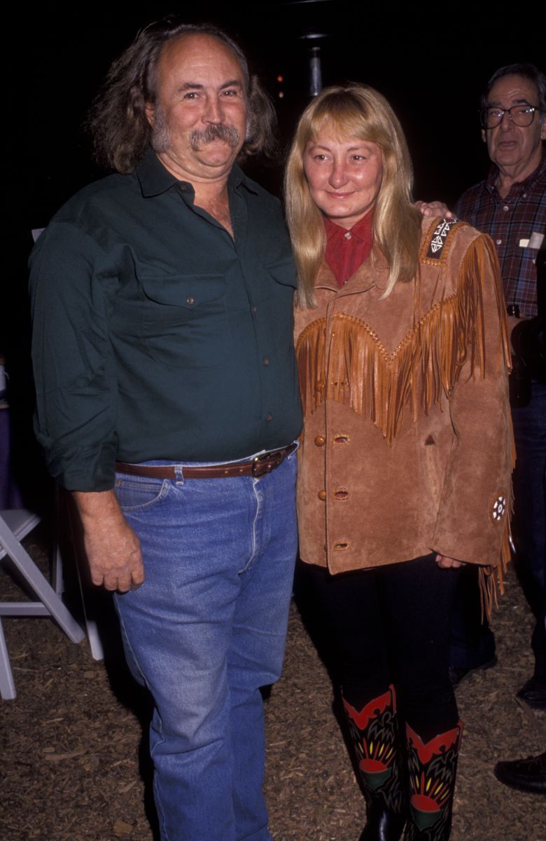 David Crosby and wife Jan Dance