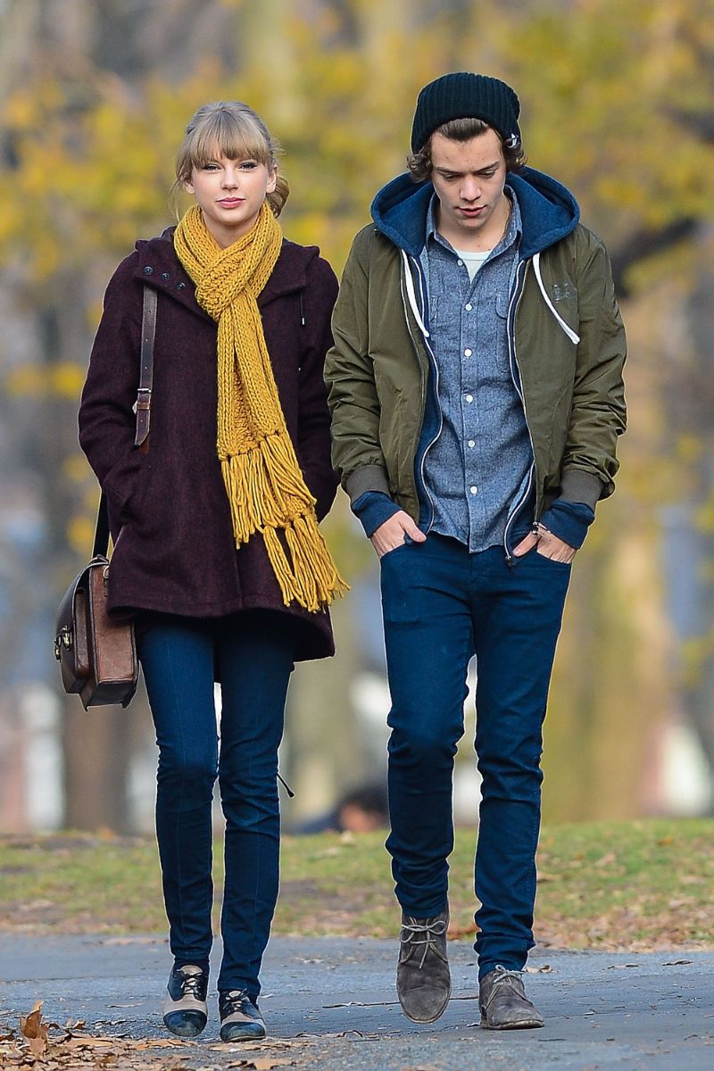 Taylor Swift and her boyfriend Harry Styles